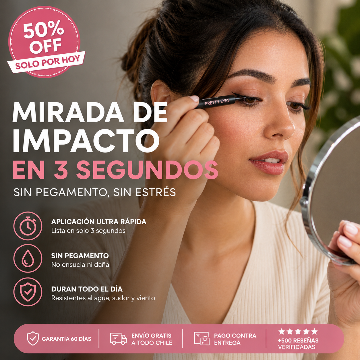 PESTAÑAS MAGNETICAS PRETTY EYES ®