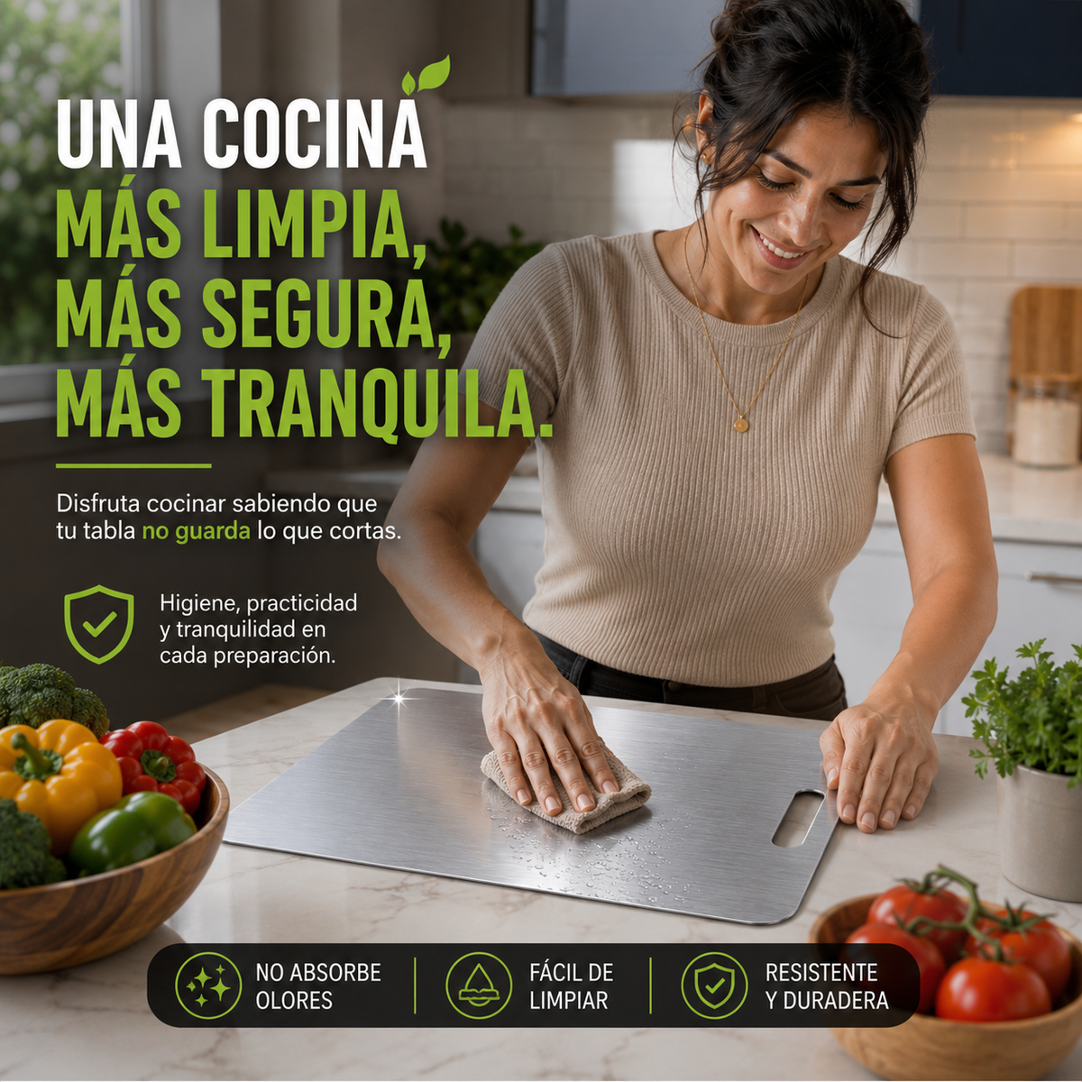 SteelChop™ No mas Olores Ni Bacterias