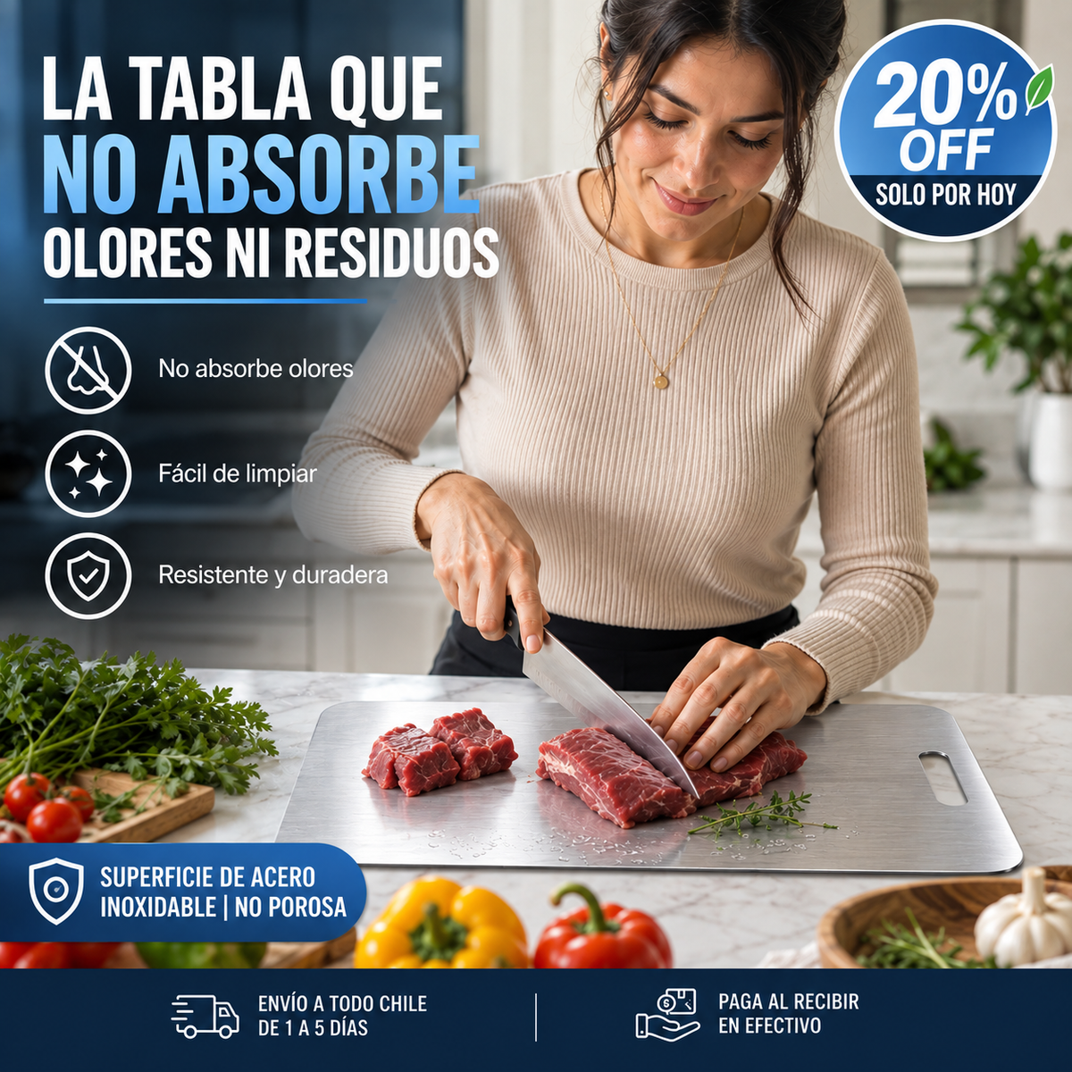 SteelChop™ No mas Olores Ni Bacterias